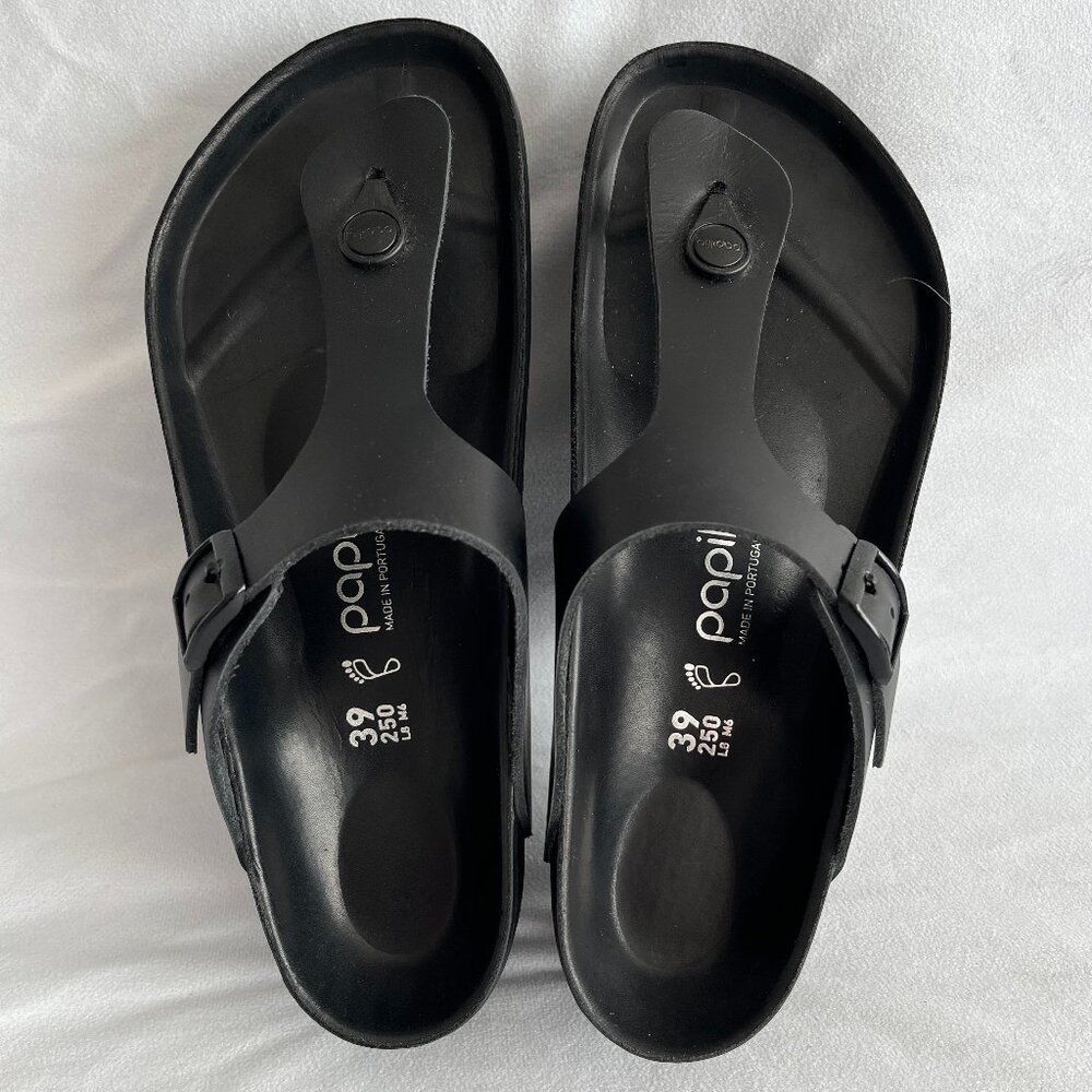 Gizeh Flex Platform | Black Leather | EU 39 / US 8.5 - Picture 4 of 6